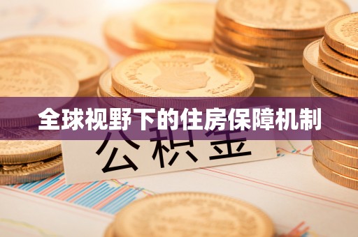 姚安全球视野下的住房保障机制