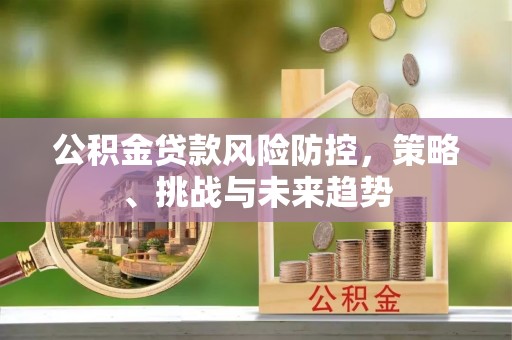姚安公积金贷款风险防控，策略、挑战与未来趋势