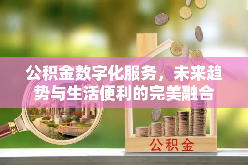 姚安公积金数字化服务，未来趋势与生活便利的完美融合