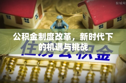姚安公积金制度改革，新时代下的机遇与挑战