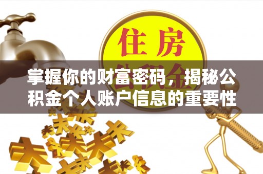 姚安掌握你的财富密码，揭秘公积金个人账户信息的重要性