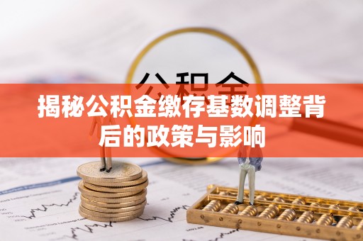 姚安揭秘公积金缴存基数调整背后的政策与影响