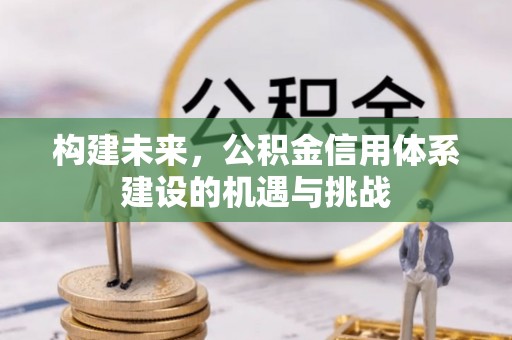 姚安构建未来，公积金信用体系建设的机遇与挑战