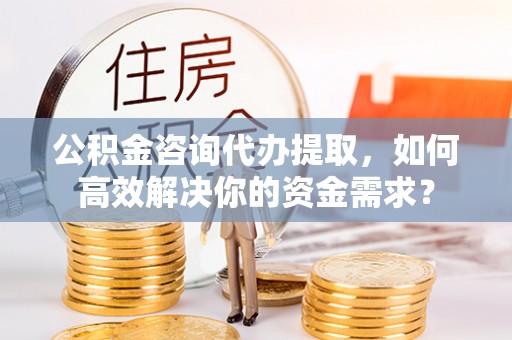 姚安公积金咨询代办提取，如何高效解决你的资金需求？