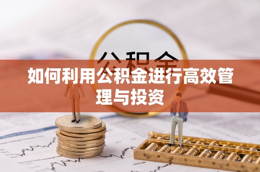 姚安如何利用公积金进行高效管理与投资